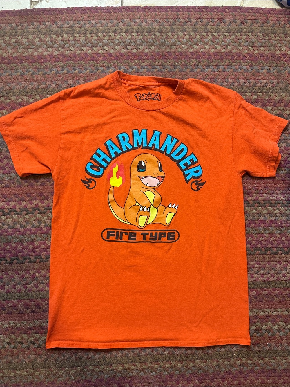 Pokémon Charmander Orange Graphic Tee - Fire Type